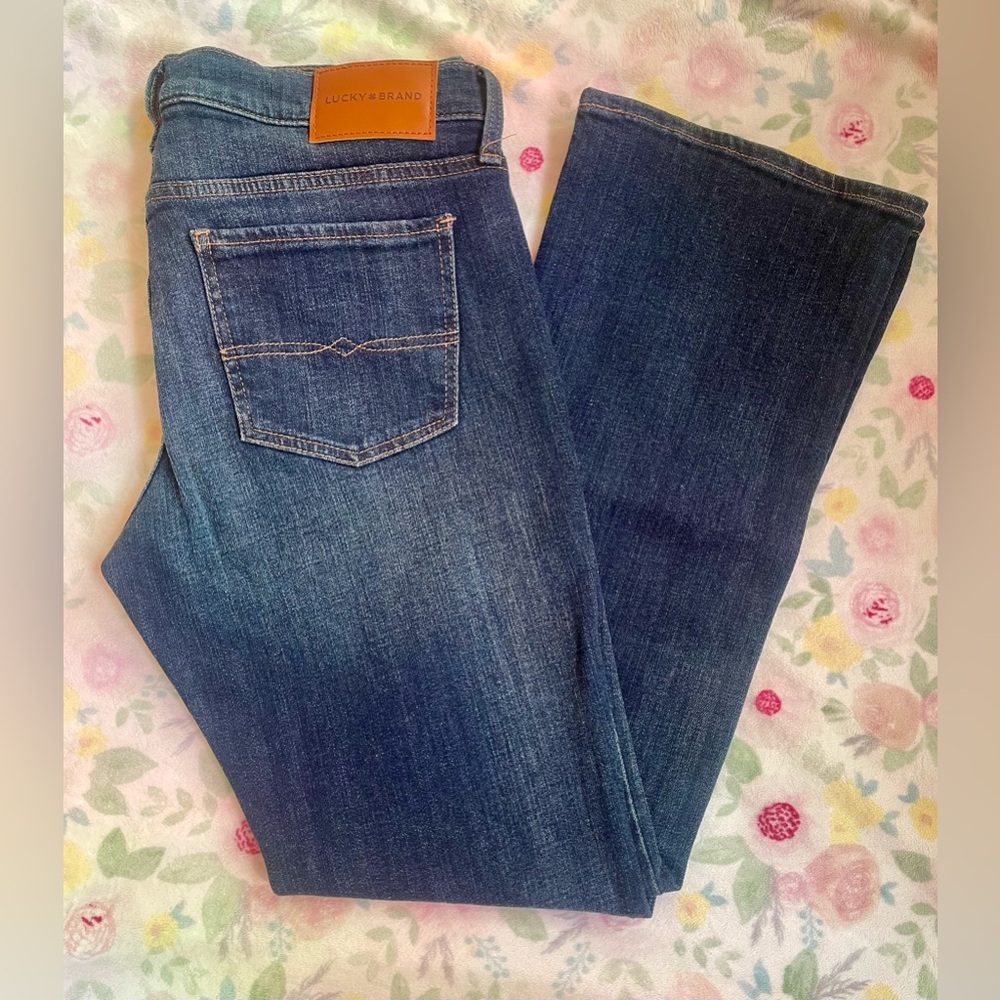 Lucky Brand Indigo Blue Bootcut Jeans Size 6/28 A